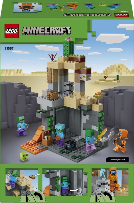 Конструктор LEGO Minecraft Підземелля зомбі