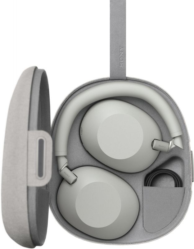 Навушники Over-ear Sony WH-1000XM6 BT 5.3, ANC, Hi-Res, AAC, LDAC, LC3, Wireless, Mic, Сріблястий