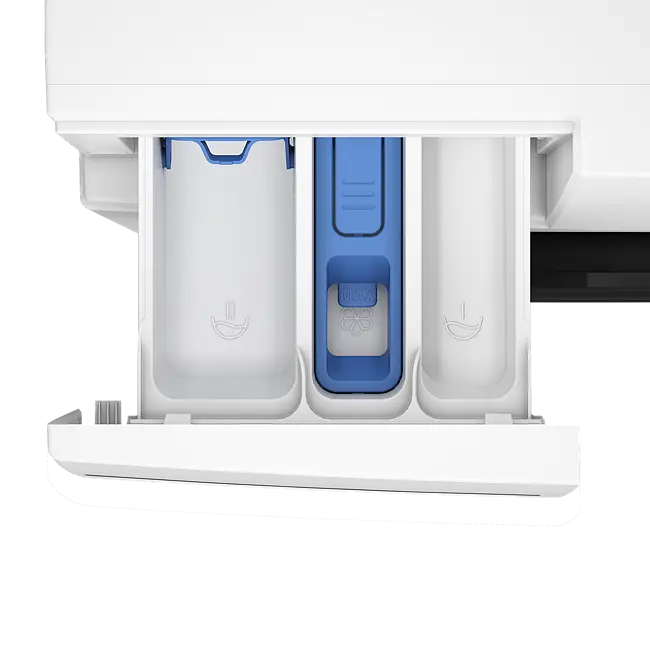 Пральна машина Beko фронтальна, 8кг, 1000, A, 55см, дисплей, інвертор, пара, білий