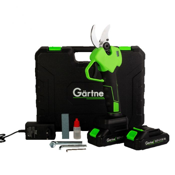 Секатор акумуляторний GARTNER GCP-2130 BL 21В акб 1х1.5А·год d різа 30мм кейс