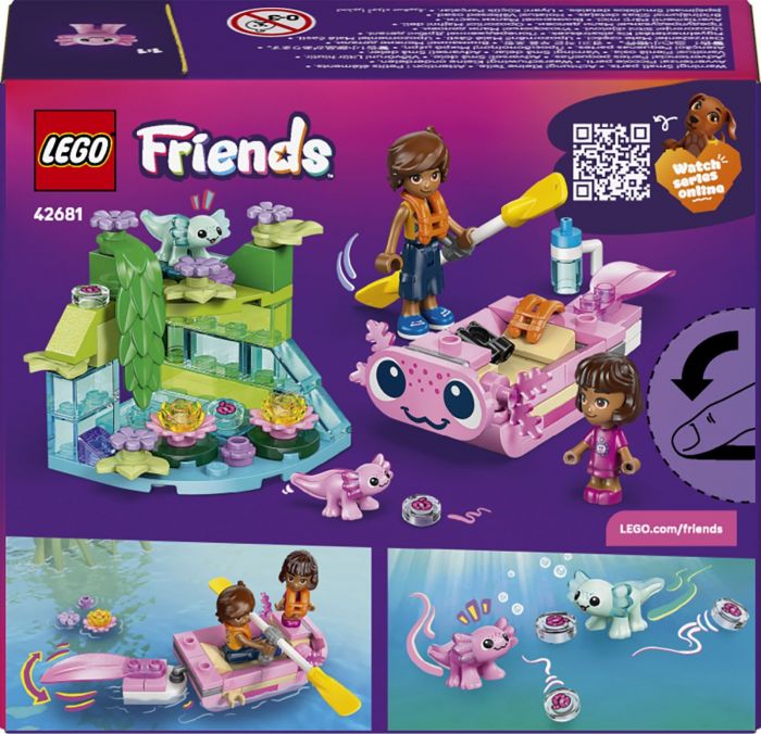 Конструктор LEGO Friends Пригодницький човен «Аксолотль»