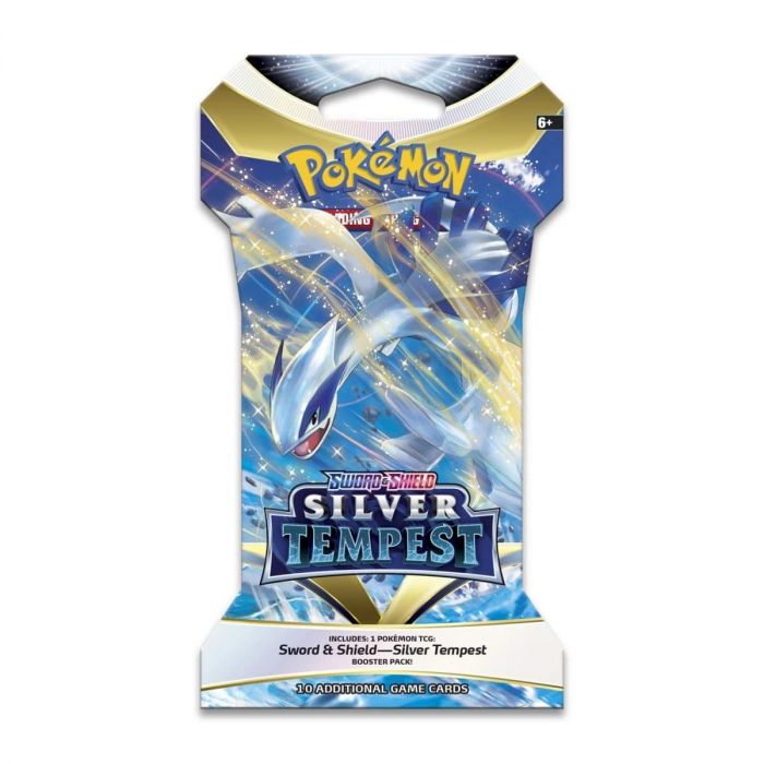 Колекційна карткова гра Pokemon: Silver Tempest Sleeved, бустер пак (1 шт)