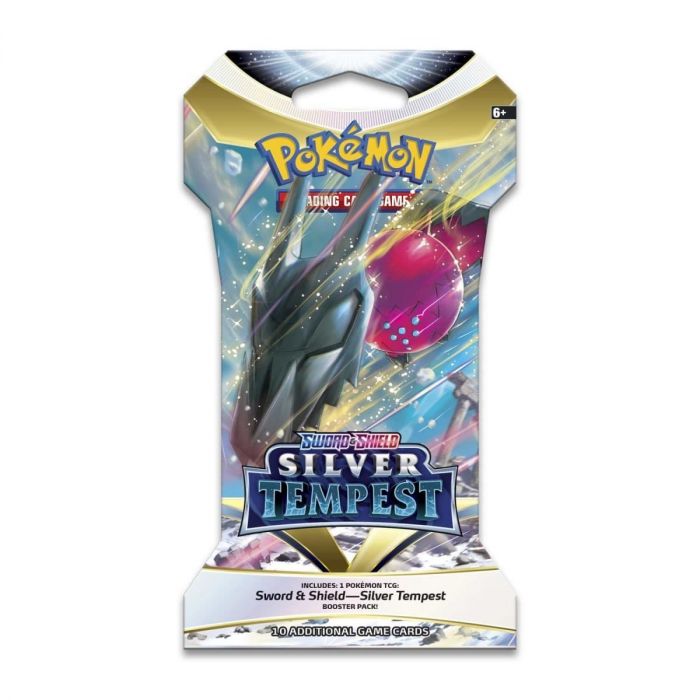 Колекційна карткова гра Pokemon: Silver Tempest Sleeved, бустер пак (1 шт)