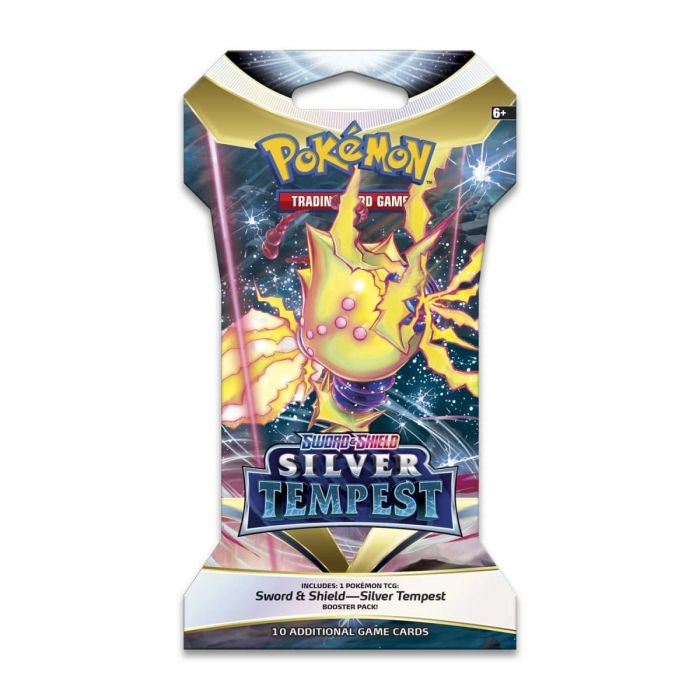 Колекційна карткова гра Pokemon: Silver Tempest Sleeved, бустер пак (1 шт)