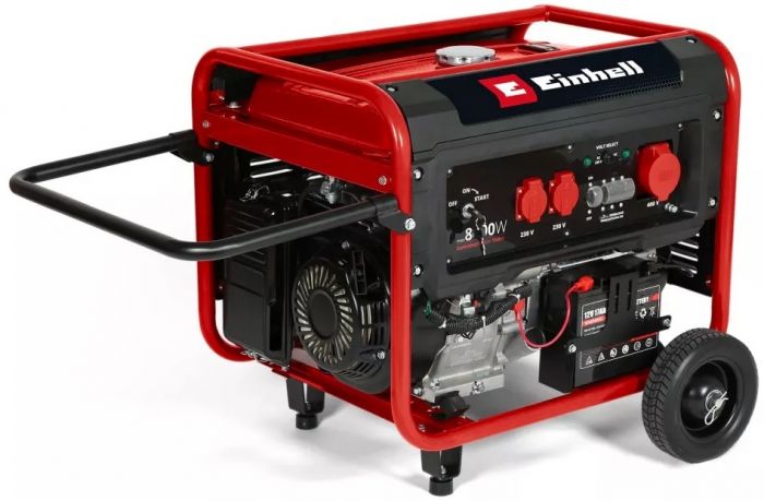 Генератор бензиновий Einhell TC-PG 8000 230В/400В, 3.3/8.0кВт, електростартер, AVR 25л, 96.74кг