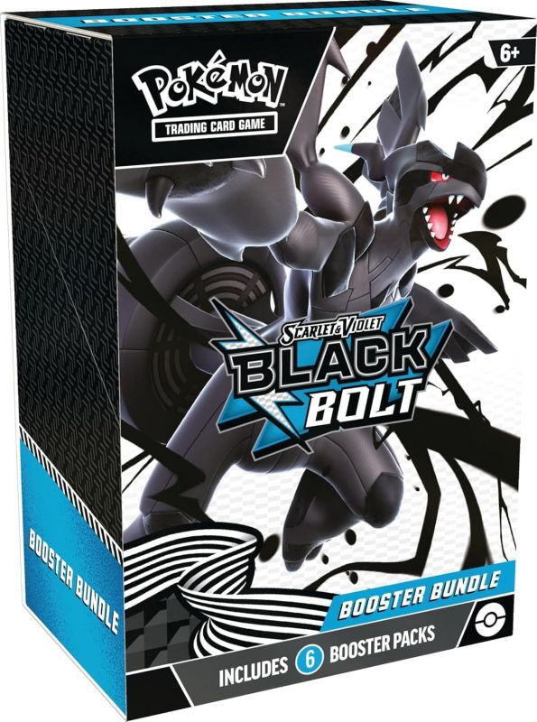 Колекційна карткова гра Pokemon: Black Bolt Booster Bundle SV10.5