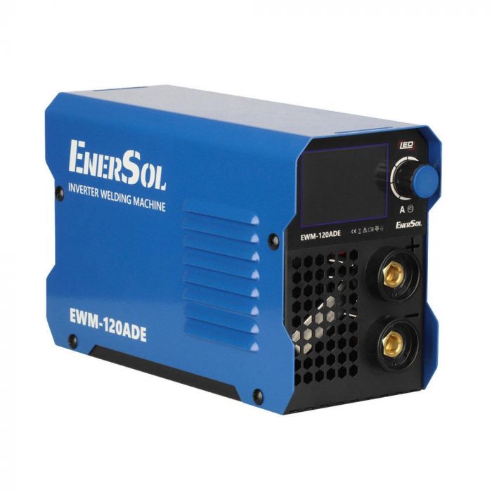 Зварювальний апарат інверторний EnerSol EWM-120ADE 20-120А 5.1кВт 160-260В 2.9кг