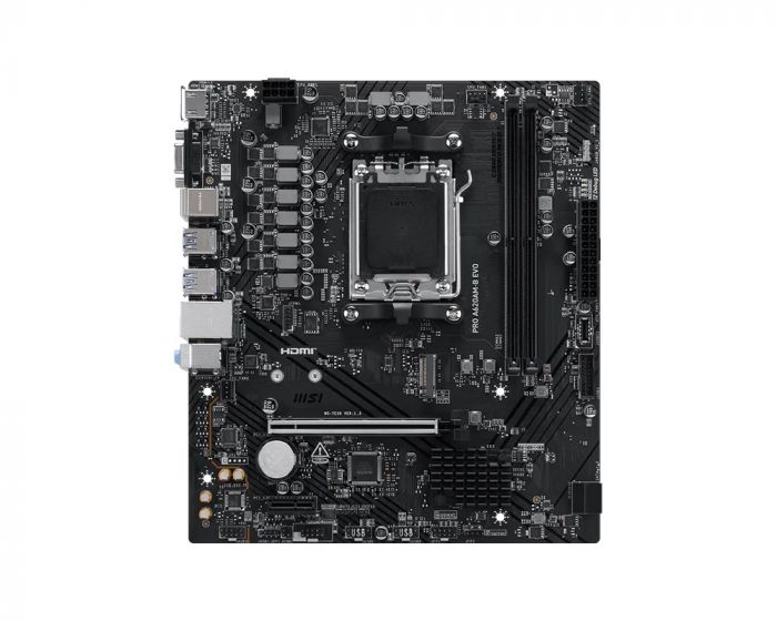 Материнcька плата MSI PRO A620AM-B EVO sAM5 A620 2xDDR5 M.2 HDMI D-Sub mATX