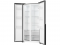 Холодильник SBS Gorenje, 179х62х92см, 2 двері, 345(186)л, А+, NF+, Інв., Зона св-ті, Зовн. Диспл, чорний