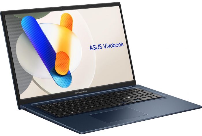 Ноутбук ASUS Vivobook 17 X1704VA-AU891 17.3" FHD IPS, Intel i3-1315U, 16GB, F512GB, UMA, NoOS, Блакитний