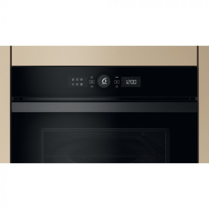 Духова шафа Whirlpool електрична компактна, 40л, дисплей, конвекція, ф-ція мікрохвиль, чорний