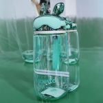 Пляшка для води ARDESTO Bunny 600мл, пластик, зелений