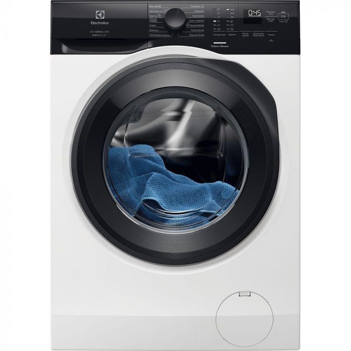 Пральна машина Electrolux фронтальна, 10.5кг, 1400, A, 66см, дисплей, пара, інвертор, білий