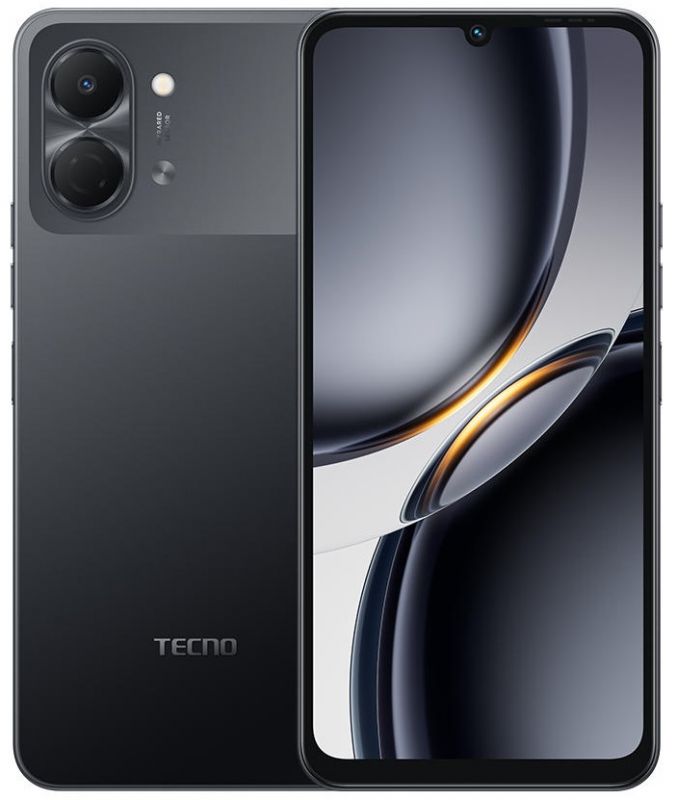 Смартфон TECNO Spark Go 3 (KN3) 6.75" 4/128ГБ, 2SIM, 5000мА•год, Ink Black