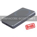 Акумулятор портативний літій-іонний Power Bank 2E Slim Wireless QI 10000мА·год, 20Вт, PD, сірий