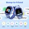 Дитячий годинник-телефон Mibro P6, 1.4", 240x280, GPS, 2MP, 900мА·год, 2АТM, синій