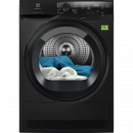 Сушильна машина Electrolux тепловий насос, 9кг, A+++, 64см, дисплей, інвертор, сріблястий темний