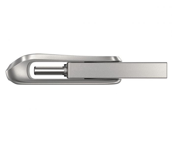 Накопичувач SanDisk  512GB USB 3.1 Type-A + Type-C Dual Drive Luxe Срібний