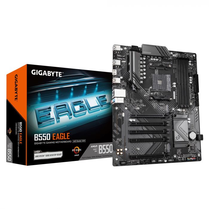 Материнська плата GIGABYTE B550 EAGLE sAM4 B550 4xDDR4 M.2 HDMI ATX