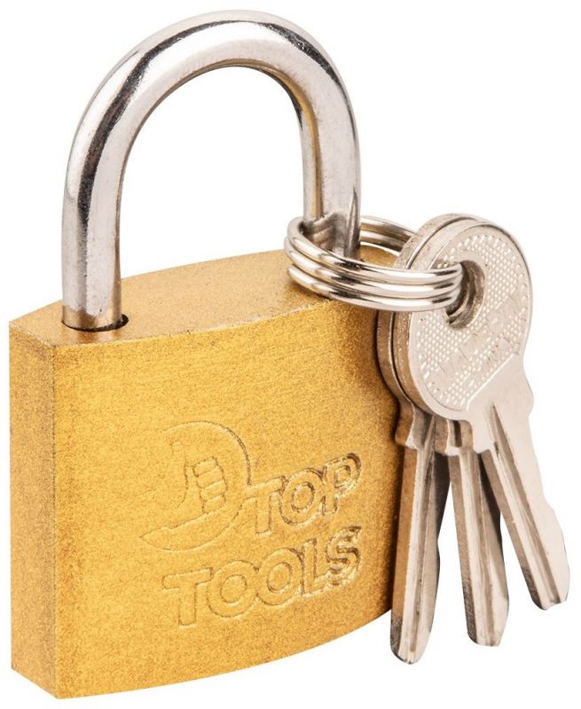 Замок навісний Top Tools 30мм, 2 ключа, 0.070кг