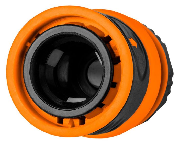 Конектор для шланга Neo Tools 1/2" наскрізний двокомпонентний біметалічний