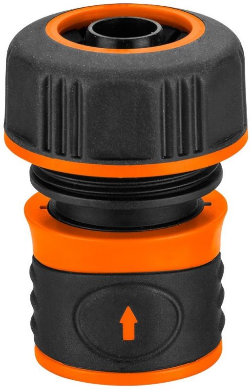 Конектор для шланга Neo Tools 3/4" наскрізний двокомпонентний біметалічний