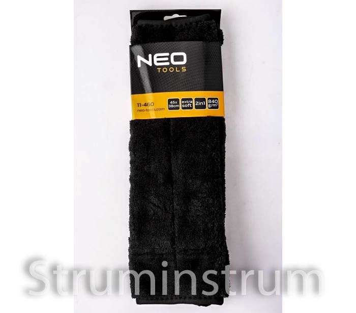Рушник для сушіння автомобіля Neo Tools двосторонній 45х38см