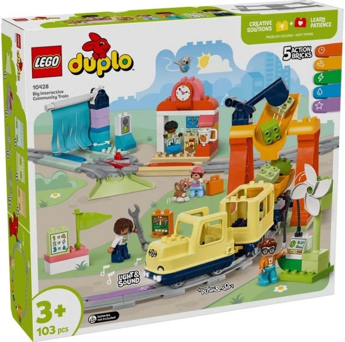 Конструктор LEGO DUPLO Town Великий інтерактивний громадський потяг