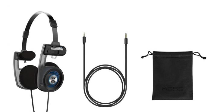 Навушники On-Ear Koss Porta Pro Utility, 3.5 mini-jack, 1.2м, Чорний