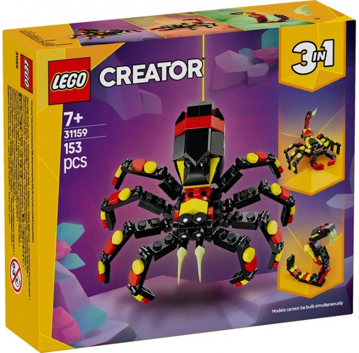 Конструктор LEGO Creator Дикі тварини: Дивовижний павук