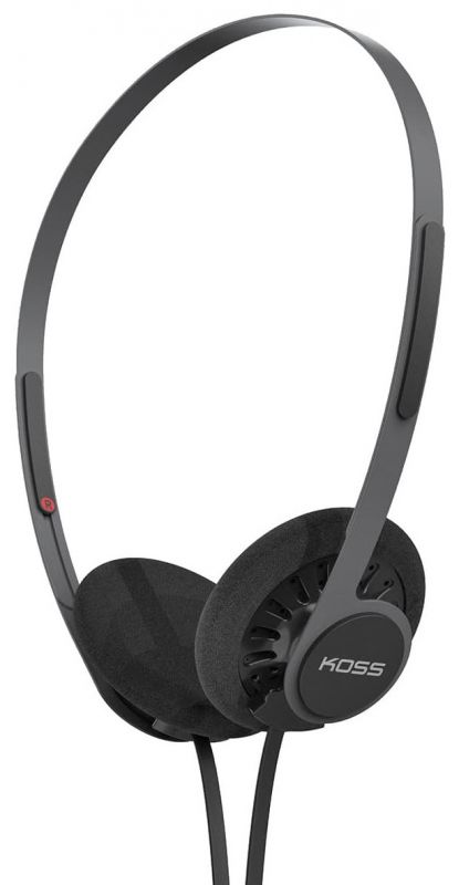 Навушники On-Ear Koss KPH40 Utility, 3.5 mini-jack, 1.2м, Сірий