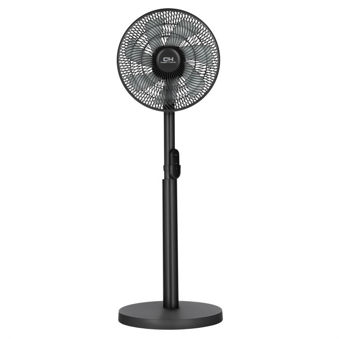 Вентилятор Cooper&Hunter CH-RFF1270RT підлоговий, 32см, 18Вт, пульт ДУ, висота 80-100см, Bluetooth кер-ня, сірий