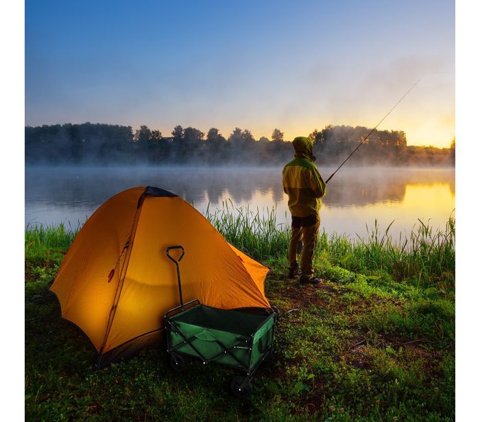 Візок садовий Neo Tools складний, нейлон, сталь 90x50x113см 4.72кг