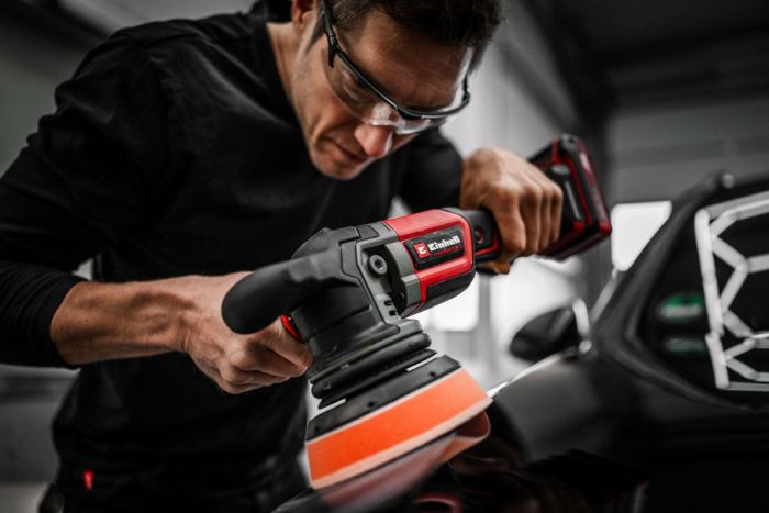 Шліфмашина полірувальна ексцентрікова акумуляторна Einhell Professional CP-EP 18/125 Li BL-Solo 18В 125мм 500-3800об/хв 2.11кг