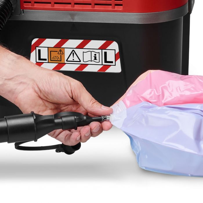 Пилосос професійний акумуляторний Einhell Professional TP-VC 18/10 Li BL 18В 130мбар контейнер 10л вологе/сухе прибирання Dust Class L 3.05кг без АКБ та ЗП