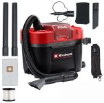 Пилосос професійний акумуляторний Einhell Professional TP-VC 18/10 Li BL 18В 130мбар контейнер 10л вологе/сухе прибирання Dust Class L 3.05кг без АКБ та ЗП