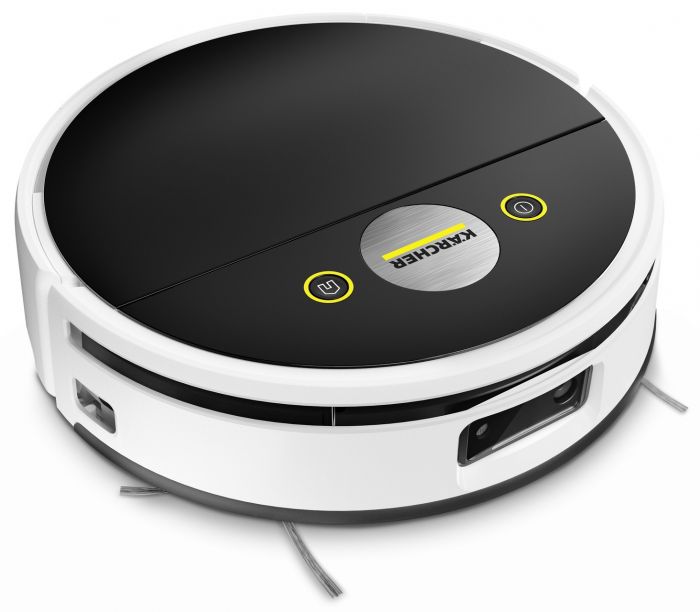 Робот-пилосос karcher RVF 7, h=10.5см, вологе прибирання, конт пил -250л, вода -0.30л, Bluetooth, білий