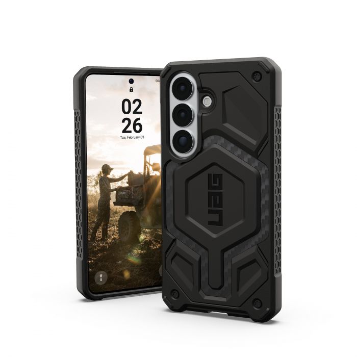 Чохол UAG для Samsung Galaxy S26, Monarch Pro with Magnet, Carbon Fiber
