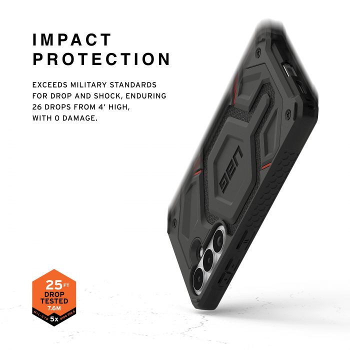 Чохол UAG для Samsung Galaxy S26+, Monarch Pro with Magnet, Kevlar Black