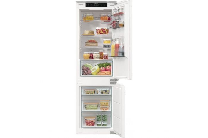 Вбуд. холодильник з мороз. камерою Gorenje, 177х55х54см, 2 двері, 176(76)л, А+, NF+, Зона св-ті, Диспл, Білий