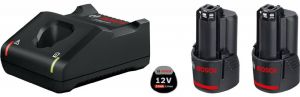 Набір акумулятора та зарядного пристрою Bosch Professional GBA 12В 2х3.0А·год ЗП GAL 12V-40
