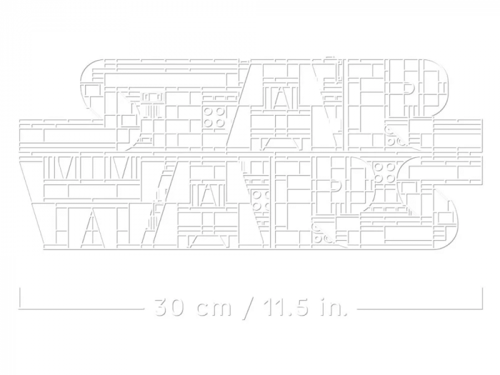 Конструктор LEGO Star Wars Логотип з кубиків «Зоряні війни»