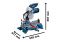 Пила торцювальна Bosch Professional GCM 254 1750Вт 5000об/хв диск 254мм 11.5кг