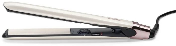 Випрямляч Babyliss Stardust Shimmer, 49Вт, темп.режимов-13, 170-235 °C, терморукавичка, титан-кераміка, білий