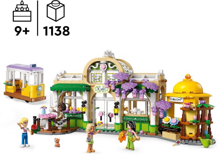 Конструктор LEGO Friends Кав'ярня з рослинами і квіткова крамниця