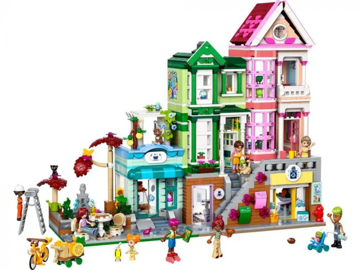 Конструктор LEGO Friends Хартлейк-Сіті. Квартири і крамниці