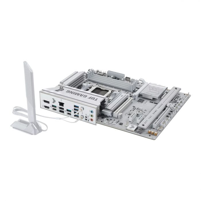 Материнcька плата ASUS TUF GAMING B850-PRO WIFI7 W NEO sAM5 B850 2xDDR5 M.2 HDMI DP Wi-Fi BT ATX білий
