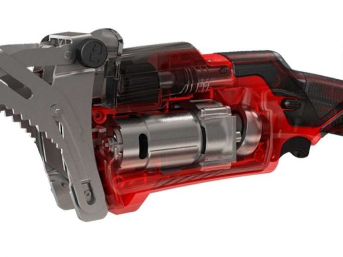 Пила шабельна акумуляторна Einhell GE-GS 18/150 Li Kit 18В акб 1х2.5А·год пропил 100/80мм хід 20мм ЗП 1.28кг