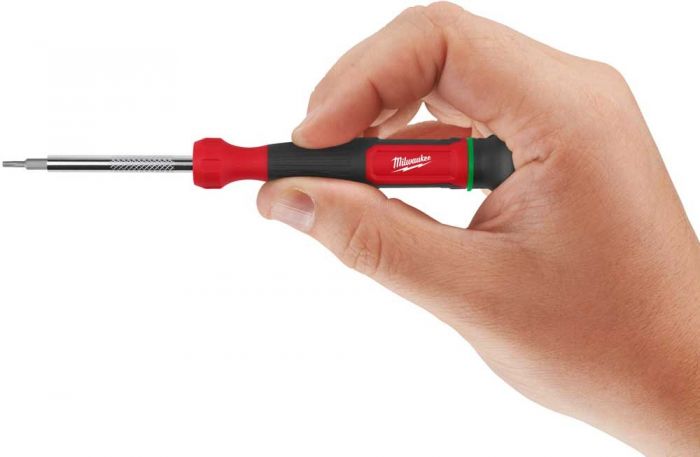 Викрутка Milwaukee плоска, прецизійна змінні двосторонні викруткові наконечники PH00,SL 0,23x1,5, PH0,SL 0,5x3,0 набір 4шт