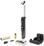 Пилосос karcher безпровідний FCV 4 Dry Extra, вологе прибирання, конт пил -0.45л, вода -0.75л, автон. робота до 45хв, самоочищення, білий